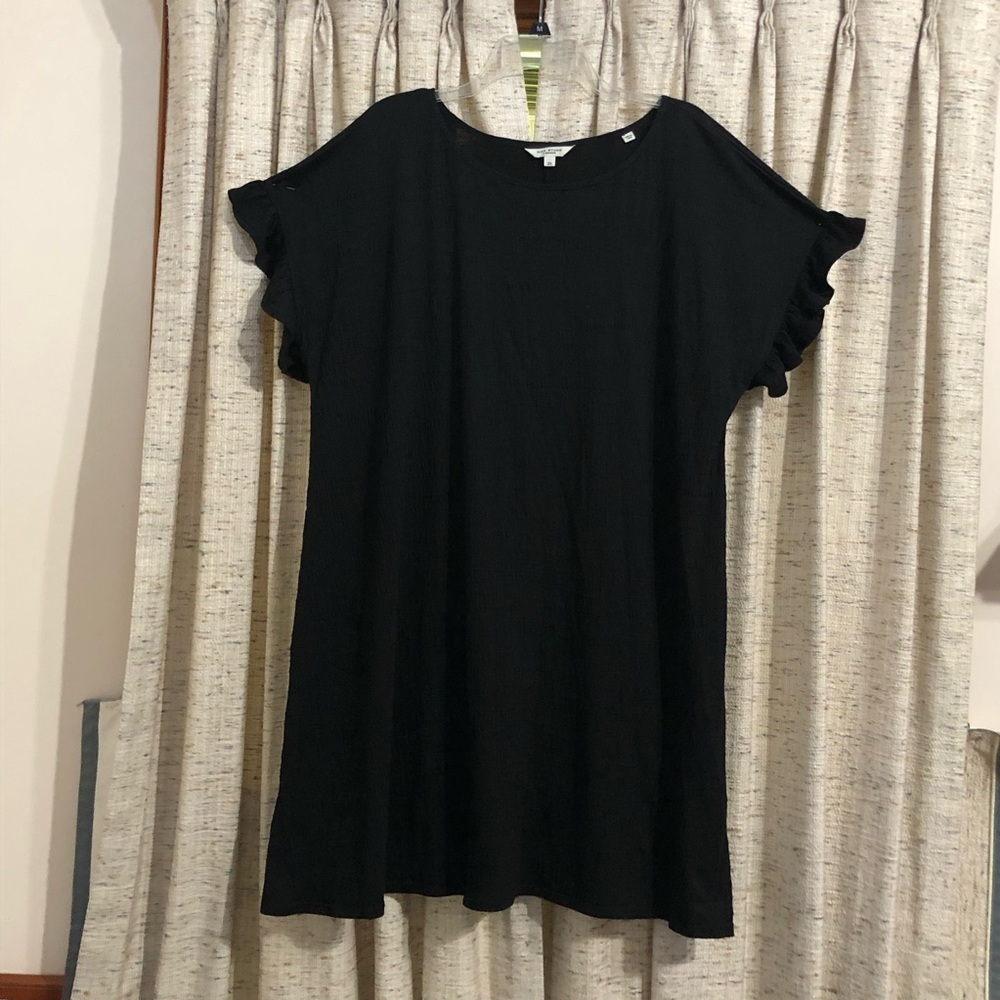Max Studio London Black Shift Dress - 2X